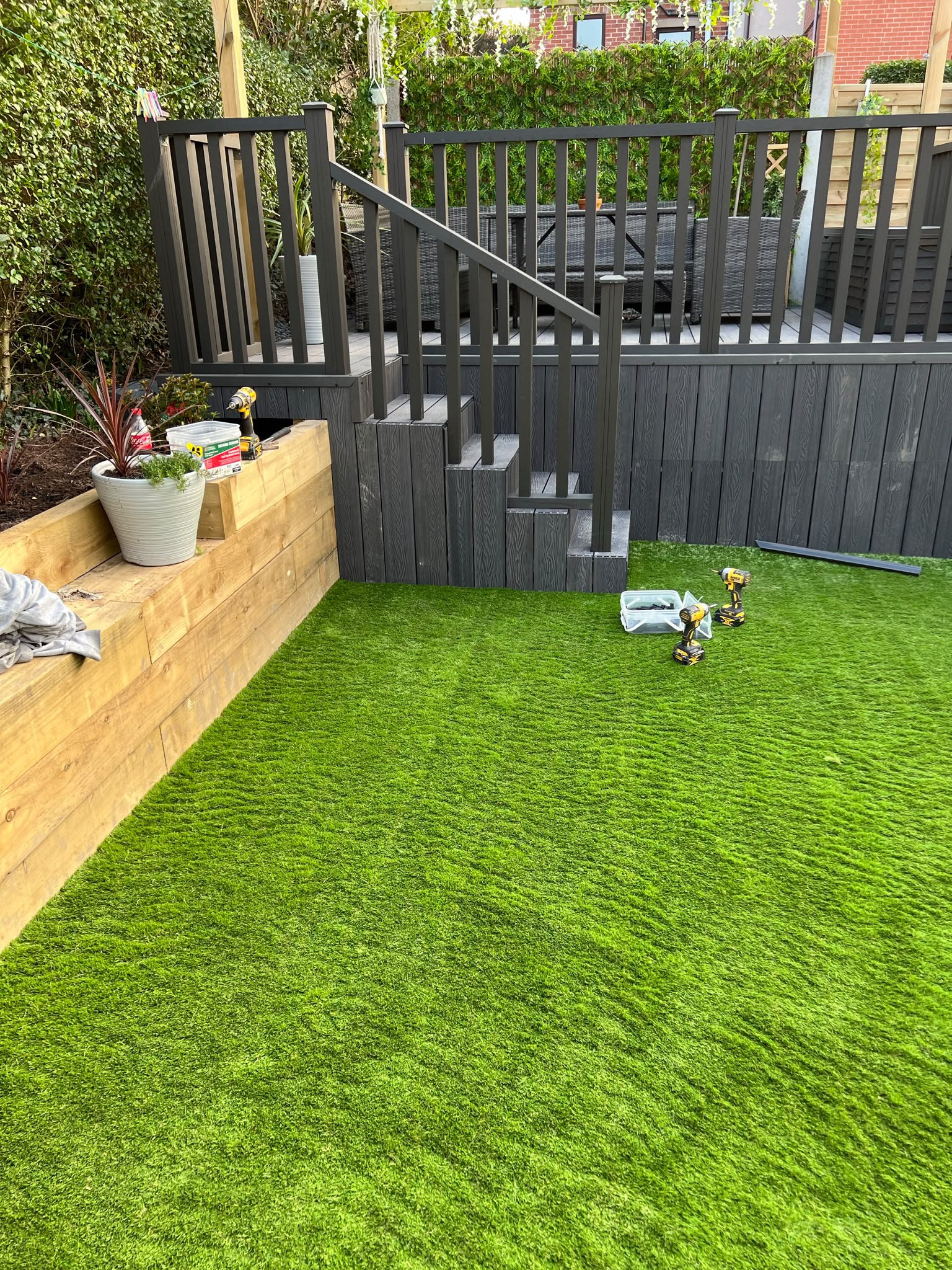 Completed exterior improvement work after refurbishment